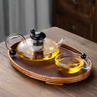 Théière marocaine en borosilicate transparent moderne poignée colorée souris résistante à la chaleur cruche à café de qualité alimentaire filtre bouilloires