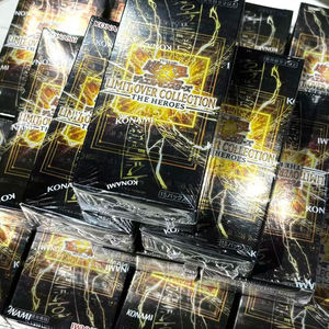 100% Original Japonais Ver <span class=keywords><strong>Yu</strong></span>-<span class=keywords><strong>Gi</strong></span>-<span class=keywords><strong>Oh</strong></span> LIMIT OVER COLLECTION the HEROES Boîte de boosters de cartes à collectionner pour jeu de cartes - Product Image 4
