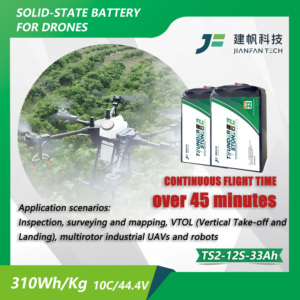 Thunder Stone TS2 UAV Drone แบตเตอรี่แบบกึ่งแข็งรองรับการปล่อย10C 44.4V 33000mAh 310wh/kg JF-TS2รอบ800- - Product Image 3