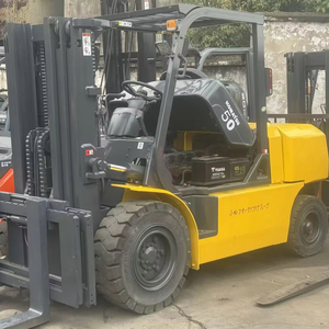 FD30 FD50 <b>Used</b> /Heli/TCM 5 Ton Diesel Forklift/<b>Pallet</b> Truck Stacker with Three Stages Side Shift for Retail - Product Image 1