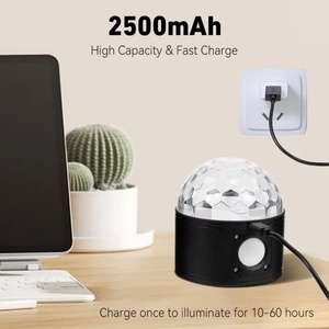 Luces de Pared Creativas de Doble Cabezal con Control Remoto, Luces de Ambiente, Luces de Bola de Discoteca, Tres Temperaturas de Color Ajustables - Product Image 3