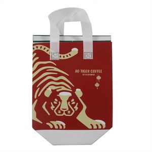 Wholesale Fashion Tiger Cartoon Food Takeaway Tote Lunch Bag Carry Disposable Sanitary Takeaway Bags Kids Cooler Bag - Product Image 2