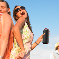 Haut-parleur portable double appairage véritable stéréo sans fil HD son IPX7 étanche haut-parleur sans fil de douche de sport en plein air