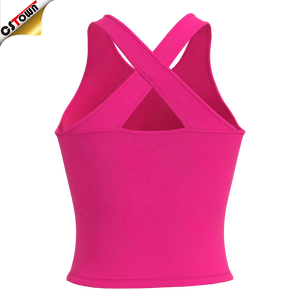 Nouveautés Tops Débardeur ajusté à séchage rapide Gym Sports <span class=keywords><strong>Yoga</strong></span> Filles Débardeurs - Product Image 3
