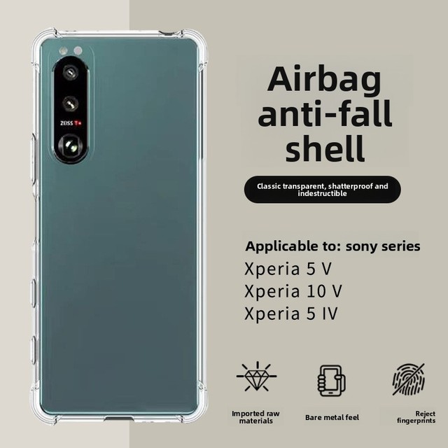 For Xperia1VIII Phone Case 10V Injection Molding Drop-resistant 5IV All-inclusive ACE3 Protection XZ2P Transparent Soft Case