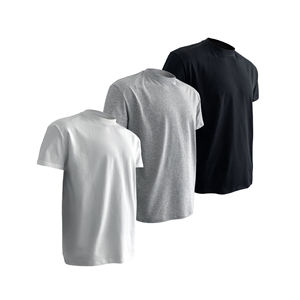 AUTICUP Camiseta deportiva de cuello redondo para hombre, estilo americano, color liso, nórdica, de hombros rectos, de seda helada Sorona, de secado rápido y elástica - Product Image 5