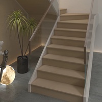 Gradino per Scale in SPC (Stone Plastic Composite) Antiscivolo, Antiscottatura, Impermeabile, Opaco, Senza Formaldeide, per Ristrutturazione Case Vecchie, Esterni, Spessore 5mm GABO