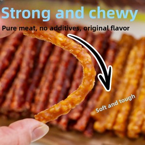 Snacks para Perros al por Mayor: Tiras de Pollo y Pato con Hojuelas de Arroz, Palitos de Carne Seca, Masticables/<span class=keywords><strong>Bones</strong></span> Dentales Bajos en Grasa y Altos en Proteínas 300g - Product Image 4