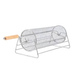 Cesta de Asado Giratoria Portátil Más Vendida con Asa Desmontable, Revestimiento Antiadherente, Parrilla Multifuncional para Exteriores - Product Image 5