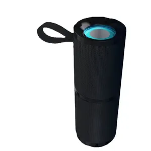 Altavoz Bluetooth inalámbrico de alto volumen al por mayor de fábrica con luces LED compatible con TF/AU/XU/para uso doméstico al aire libre