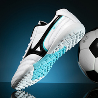 Chaussures de football d'extérieur multifonctionnelles HZY pour hommes, à lacets, antidérapantes, résistantes aux chocs, avec tige en PU et semelle extérieure en TPR - Collection Printemps-Été 2025
