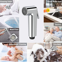 Bidet en plastique de style moderne avec pommeau de douche Shattaf accessoire de toilette