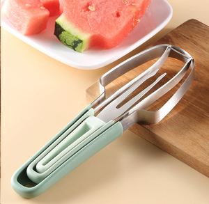 Nuevo Cortador de Frutas Multifuncional de Acero Inoxidable, Manual, de 3 Piezas, para Uso Doméstico en la Cocina, para Cortar Sandía - Product Image 1