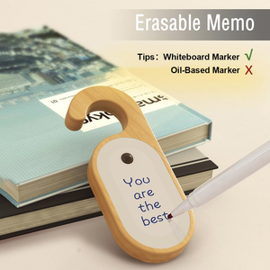 Luce Notturna in Legno con Sensore di Movimento e Gancio per Chiavi, Design per Maniglia <span class=keywords><strong>della</strong></span> Porta, Adatta per Camera da Letto e Bagno - Product Image 4