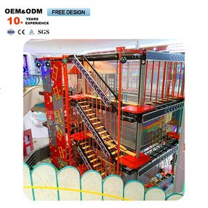 Parque de Escalada de Cuerdas para Niños Personalizado, con Forma de Sol, de Acero, para Interiores de Centros Comerciales, de 100 Metros Cuadrados - Product Image 5