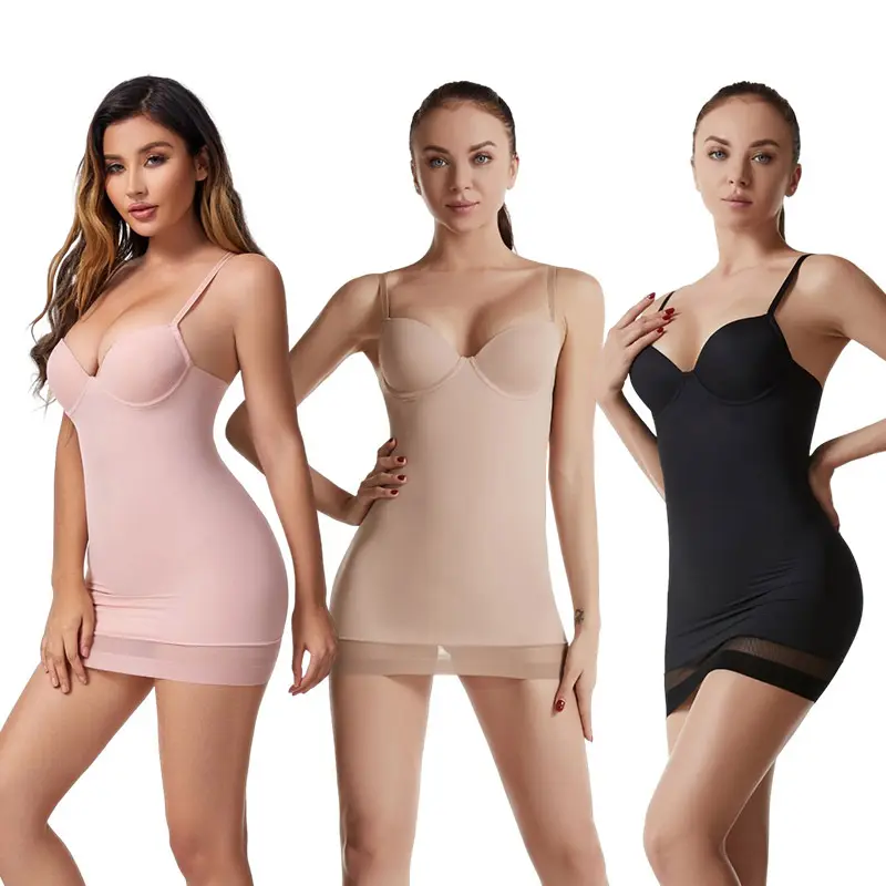 Moldeadores Women Waist Trainer Ladies Tummy Control Body Shaper Shapewear Dress Summer Skirt Custom Logo Seamless Shapewear