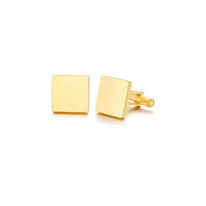 Nhà Máy Bán buôn tùy chỉnh cá nhân khoảng trống Laser khắc Kim Loại Khuy măng sét - Product Image 3