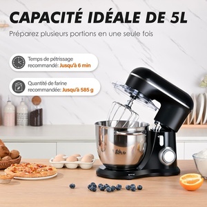 Professional Multifunction Stand Mixer Cake Stand Food Mixer <b>Machine</b> with Stand Mixer Bowl - Product Image 2
