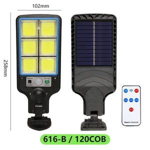 โคมไฟพลังงานแสงอาทิตย์กลางแจ้งลานบ้านไฟติดผนังควบคุมด้วยรีโมตควบคุมร่างกายมนุษย์กันน้ำไฟถนนแบบบูรณาการพลังงานแสงอาทิตย์ - Product Image 5