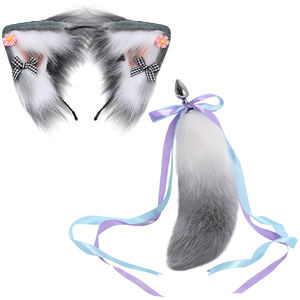 Plug Anale a Forma di Coda di Volpe, Giocattoli Sessuali, Plug Anale in Metallo con Fiocco Carino, Cerchietti con Orecchie di Gatto Morbide, <span class=keywords><strong>Accessori</strong></span> <span class=keywords><strong>Erotici</strong></span> per Coppie - Product Image 5