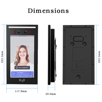 Máquina de Control de Asistencia Biométrica Android de 7 Pulgadas con Reconocimiento Facial y NFC para Entrada Segura y Control de Asistencia de Empleados con SDK