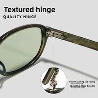 Lunettes de soleil rétro en acétate, protection UV400, anti-lumière bleue, style coréen, pour femmes, en stock