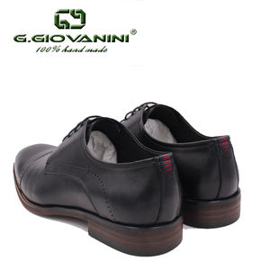 Derby — chaussures en cuir véritable pour homme, en cire et cuir véritable, classique - Product Image 5