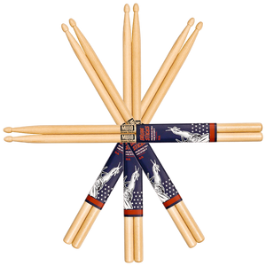 Baquetas de Madera de Nogal Americano <span class=keywords><strong>MUSO</strong></span> MA-18 5A/5B/5B/7A para Niños - Instrumentos Musicales y Accesorios de Percusión - Product Image 1