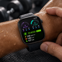 Montre connectée Série 12 2026, best-seller mondial, avec moniteur de fréquence cardiaque optique, suivi d'activité et de forme physique, étanche, pour le sport