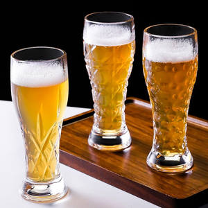 Nouveau design de <span class=keywords><strong>verre</strong></span> à bière classique de haute qualité sans plomb en relief Pilsner tasse en <span class=keywords><strong>verre</strong></span> à bière - Product Image 2