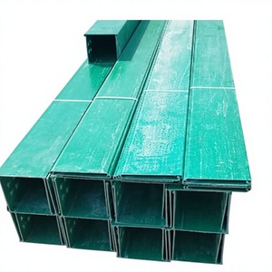 Bac à câbles ventilé en fibre de verre (FRP) de type gouttière, le plus vendu, résistant à la corrosion pour usage industriel extérieur, avec peinture anticorrosion - Product Image 1