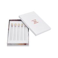 Boîte en carton personnalisée haut de gamme pour emballage de thé, avec insert en éponge, logo estampé à chaud, pour coffret cadeau de boissons