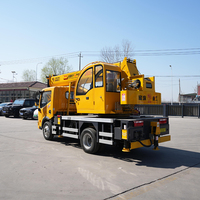 Nouvelle grue de chantier JQCM de 3 tonnes, grue de camion DONGFENG de 5 tonnes à flèche télescopique, en vente
