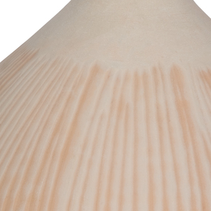 Vaso decorativo in vetro con rigature verticali per soggiorno, camera da letto, ufficio, decorazione da tavolo - Product Image 3