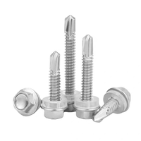 Vis autotaraudeuses en acier inoxydable 304, tête fraisée cruciforme, 1 1/4 po, noires, DIN T/T, tête hexagonale, revêtement nickelé, pour bois, métriques, grade 8