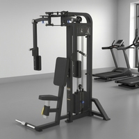 Station de musculation commerciale en acier inoxydable pour exercices pectoraux et du delté d'arrière, machine de force pour la musculation et l'entraînement musculaire, équipement de salle de sport