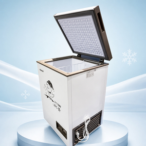 Commercio all'ingrosso domestico congelatore a cassapanca prezzo di fabbrica frigorifero frigorifero superiore bianco orizzontale congelatore frigorifero - Product Image 1