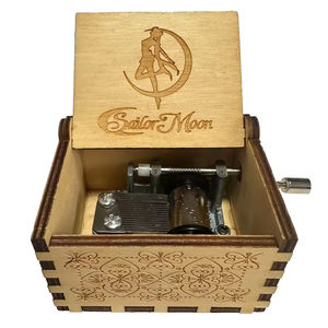 <span class=keywords><strong>Dessin</strong></span> <span class=keywords><strong>animé</strong></span> thème manivelle boîte à musique Anime chanson cadeau marin lune Mini boîte à musique cadeau d'anniversaire ami - Product Image 5
