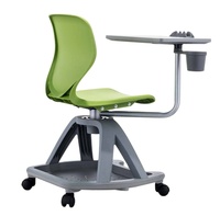 Chaise de formation simple bon marché multifonction design simple chaise de travail d'ordinateur de bureau avec tablette