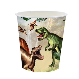 Dinosaur Jurassic Theme Paper <b>Plate</b> Cup Napkin Party Supplies <b>Disposable</b> Tableware Set for Birthday Celebration - Product Image 5