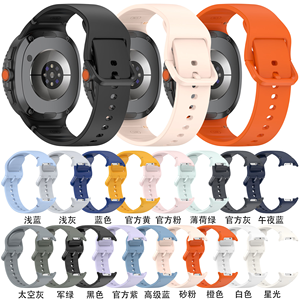 Correa de silicona Solf para Samsung Galaxy Watch <span class=keywords><strong>8</strong></span> con línea de encuadernación del mismo color, correa de reloj de silicona transpirable, Correa de goma - Product Image 3