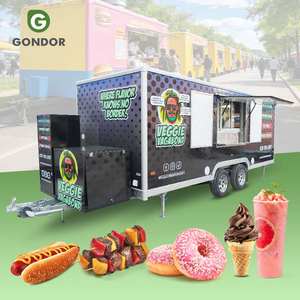 Carrito de Comida Móvil para Exteriores, Quiosco de Comida de Fibra de Vidrio, Camión de Comida para la Venta de Dulces y Papas Fritas en China - Product Image 1