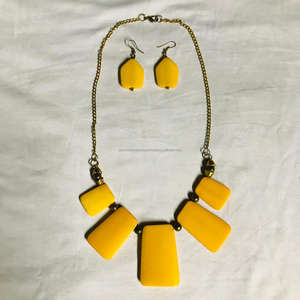 เรซิ่นอีพ็อกซี่ออกแบบสร้อยคออุปกรณ์เสริมแฟชั่นเครื่องประดับสร้อยคอชุดสําหรับผู้หญิงมีจําหน่ายในราคาส่งออก - Product Image 3