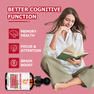 Private Label Magnesium Oral Liquid Drops Supplements with L-Theanine Ashwagandha Better Cognitive Function Dietary Supplements - Product Image 5