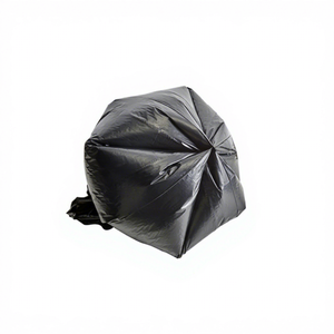 Sacs poubelles CFC avec soufflet latéral en PE, scellés au fond, avec impression en héliogravure sur rouleau, pour fabricants - Product Image 1