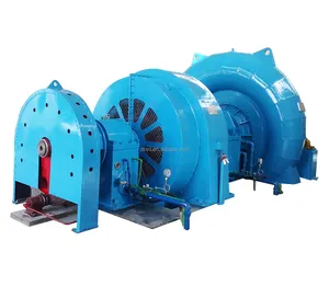 Francis Máy phát điện tuabin nước 1000kw nhà máy thủy điện thiết bị ngang hoặc dọc Francis tuabin