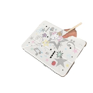 เคสไอแพดลายการ์ตูนน่ารักโน้ตสตาร์ เคที แคท วาย-โฟลด์สำหรับไอแพด มินิ 6 เจนเนอเรชั่น 10 โปร 11 นิ้วแท็บเล็ตแอปเปิล - Product Image 6