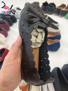 Women's Flat <b>Shoes</b> Bow PU Upper Rubber Outsole Pointed Toe <b>Soft</b> Sole Cheap Mix Design Wholesale SecondHand - Product Image 5