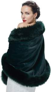 Étoles d'hiver en fausse fourrure à imprimé léopard <span class=keywords><strong>pour</strong></span> femmes <span class=keywords><strong>pour</strong></span> robes de mariée - Product Image 3