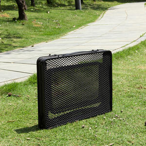 Portable Lightweight Metal Grill Stand Outdoor Camping <b>Folding</b> Grill <b>Table</b> - Product Image 5